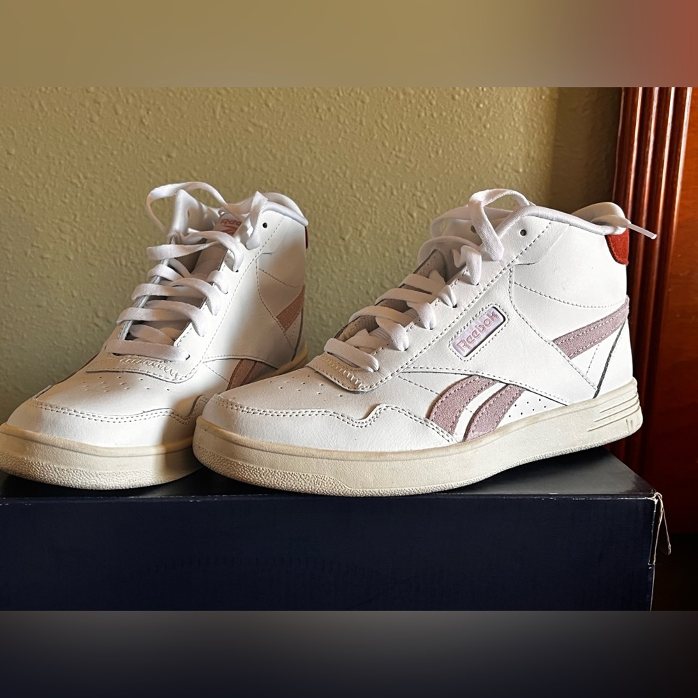 Reebok club high tops gently used